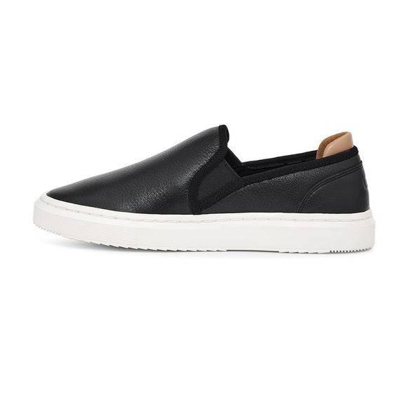 UGG WOMEN'S ALAMEDA SLIP ON SNEAKERS, BLACK, 11 - Picture 3 of 5
